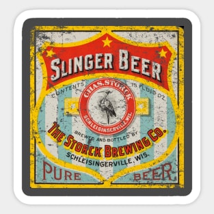 Slinger Beer Sticker